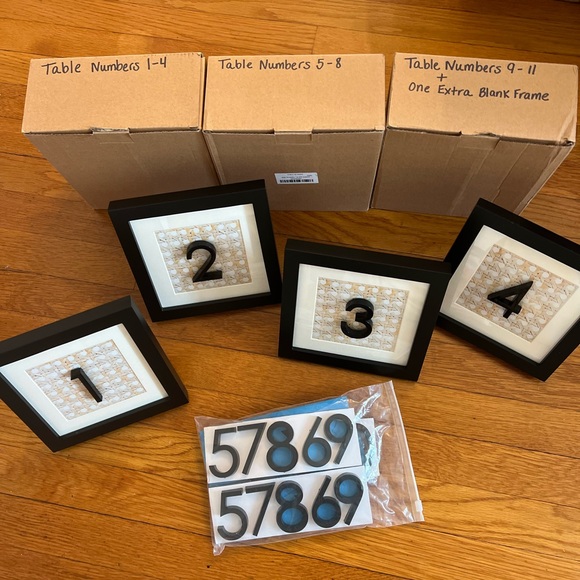 Wedding Table Numbers - Picture 5 of 6